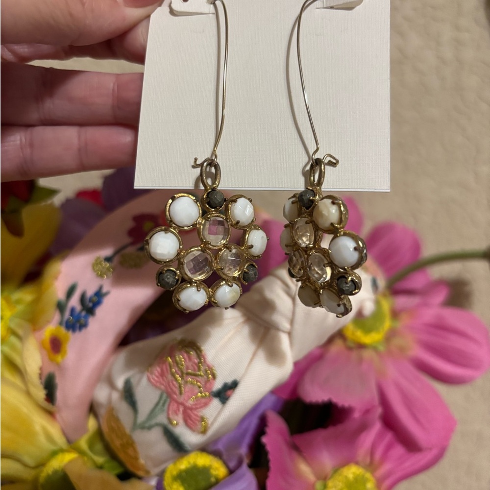 Kendra Scott | Vintage Circle Stone Earrings in Gold